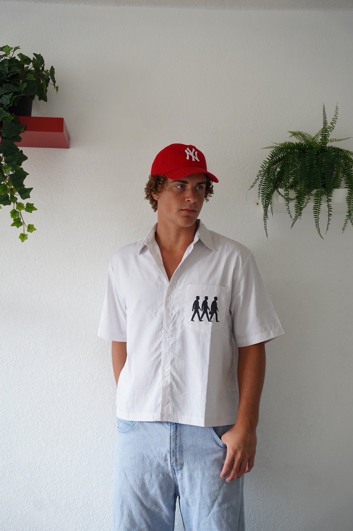 "SPIRIT LED" boxy button up