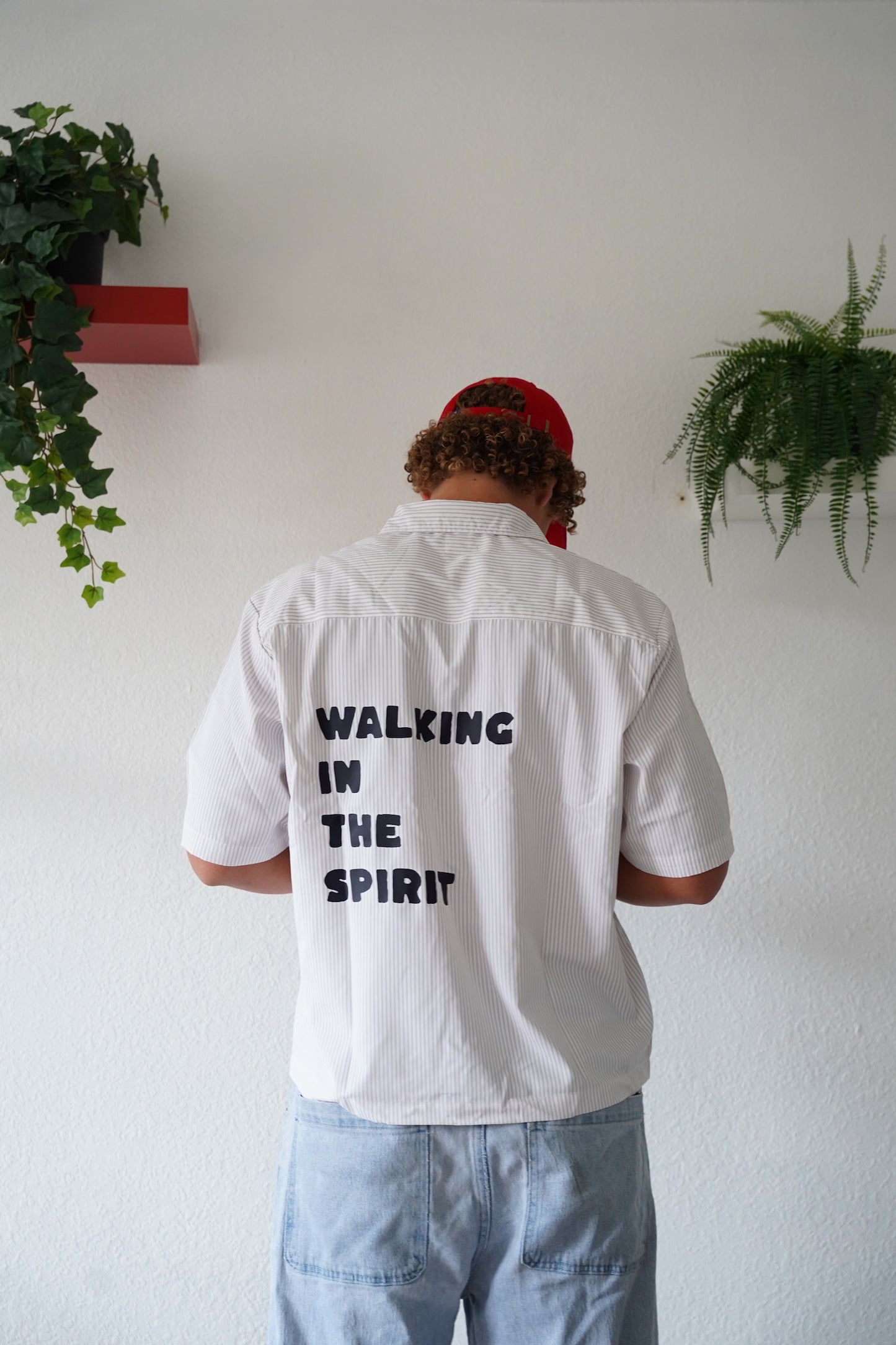 "SPIRIT LED" boxy button up
