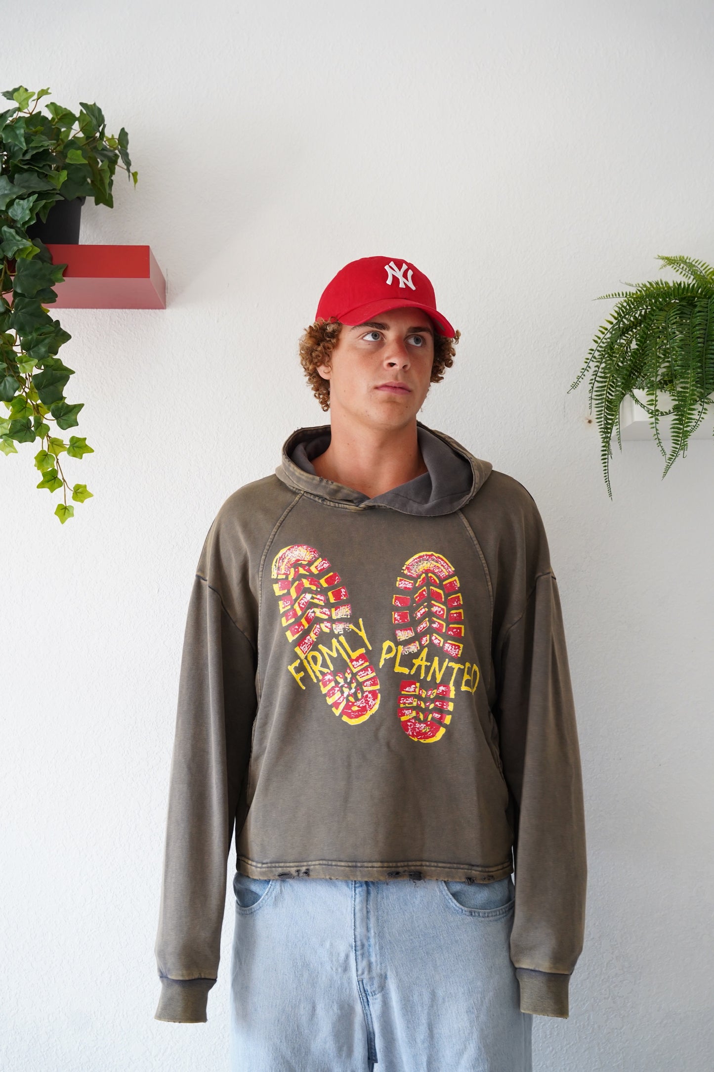 "BASED" boxy hoodie