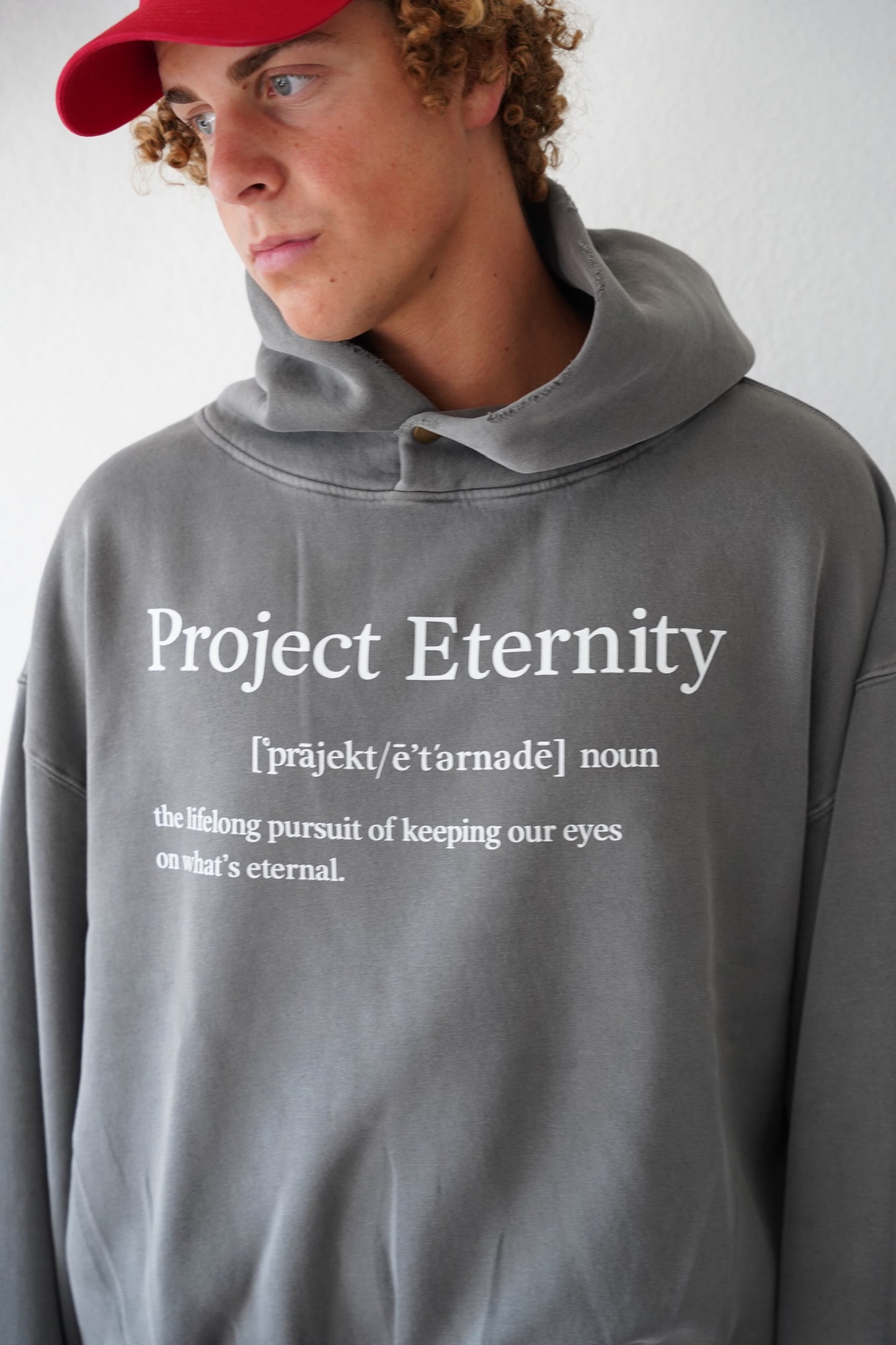 "PE ESSENTIAL" cinch hoodie