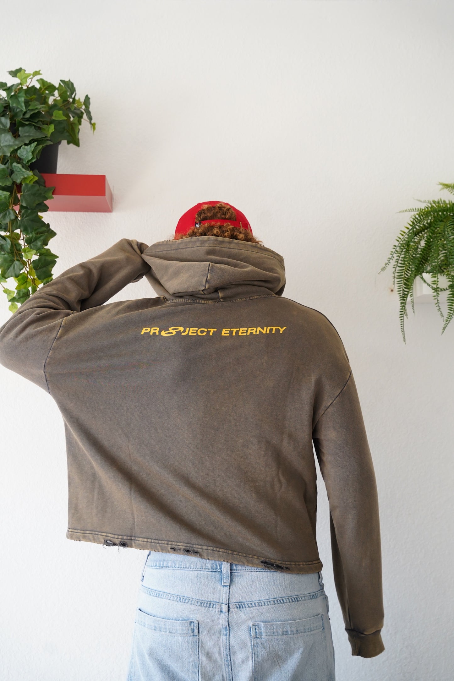 "BASED" boxy hoodie