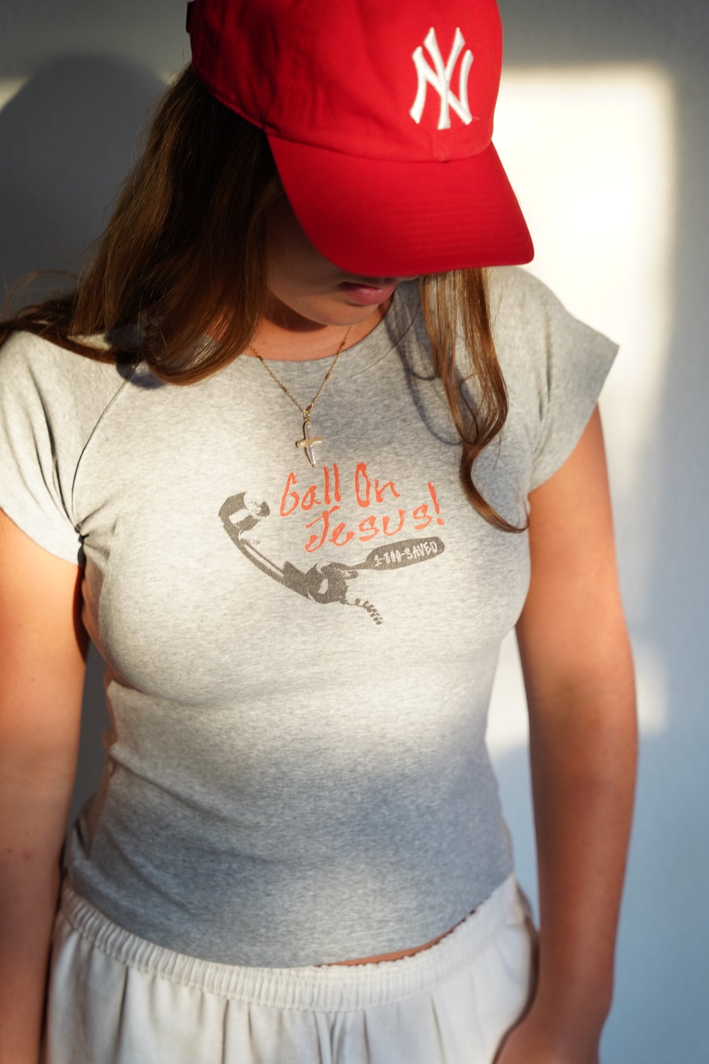 "JESUS SAVES" baby tee