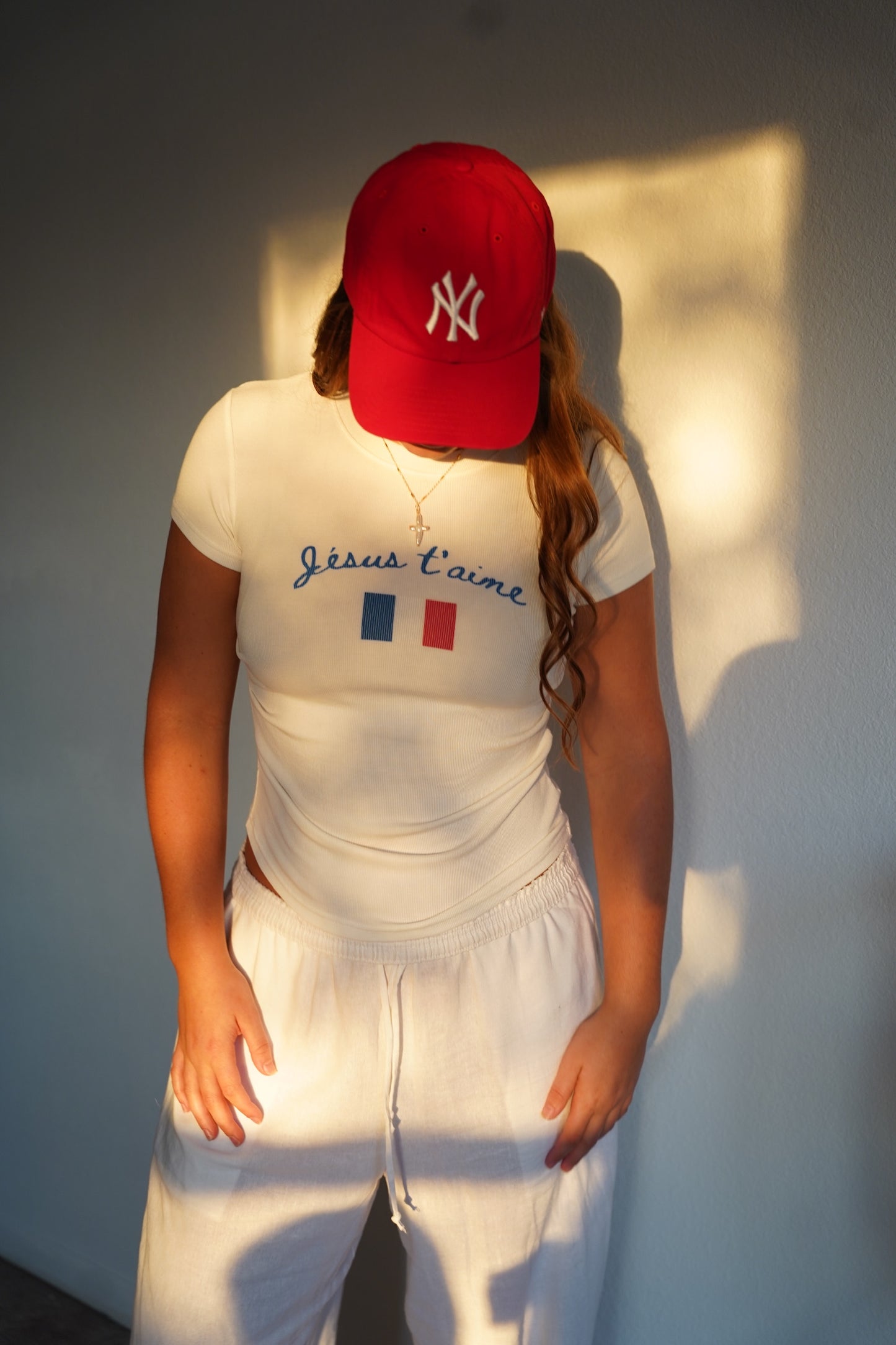 "FRENCH JLY" baby tee