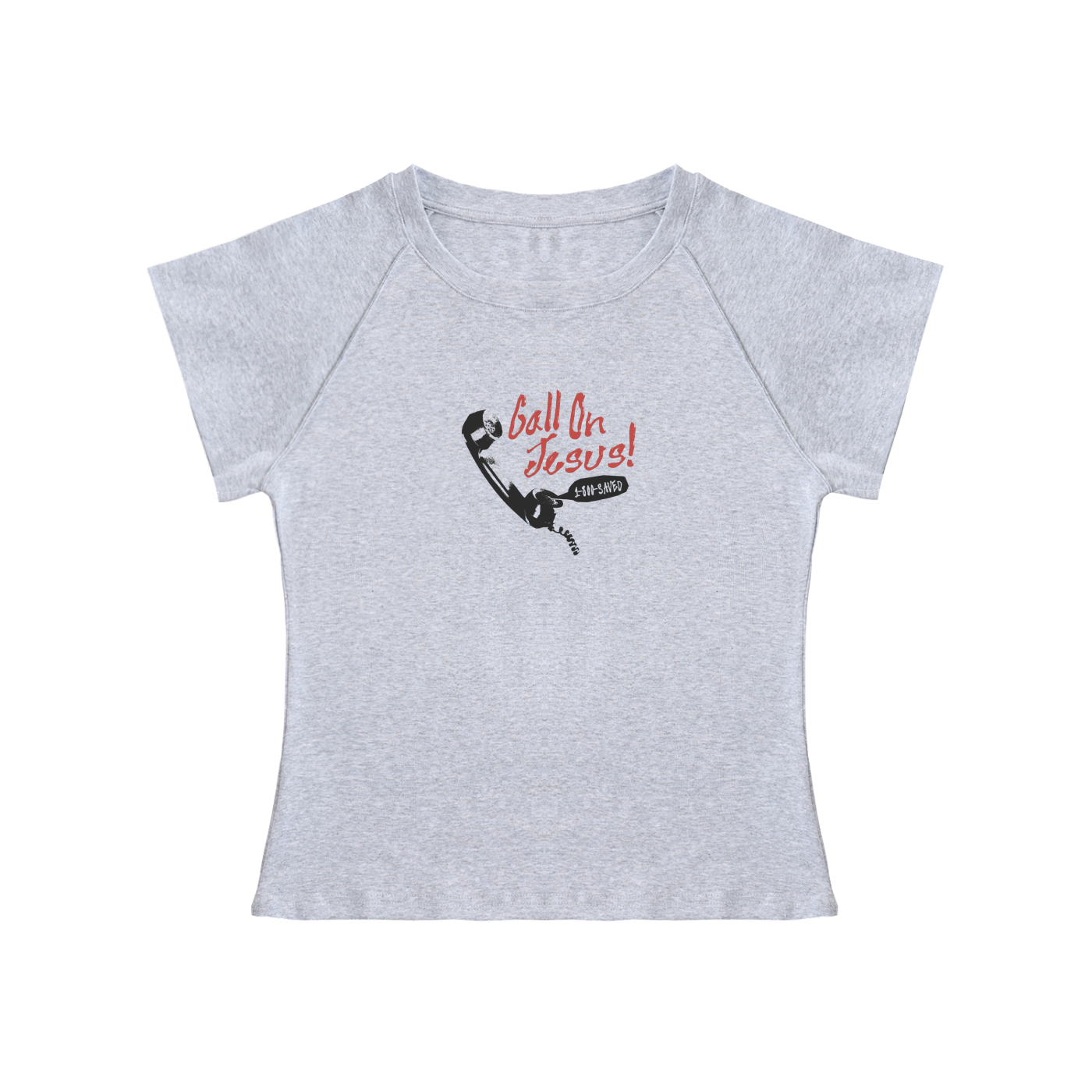 "JESUS SAVES" baby tee
