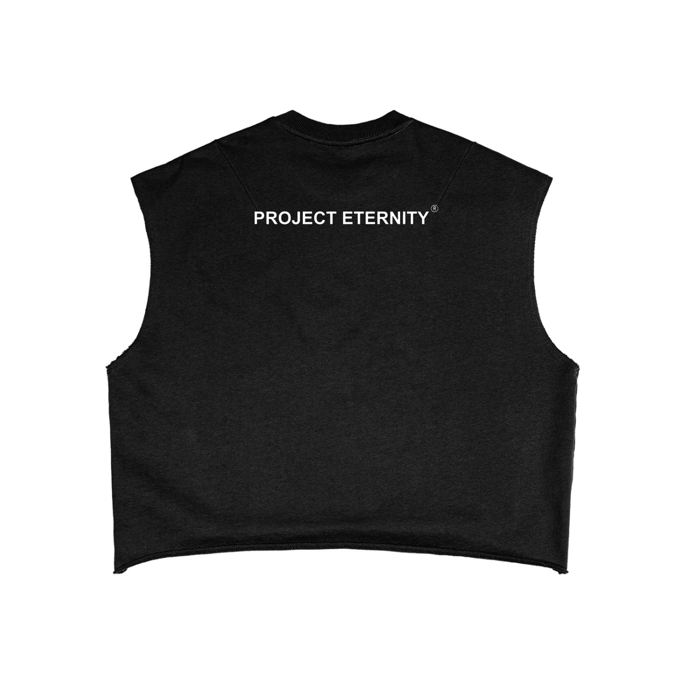 "LIVING4LIFE" boxy cutoff