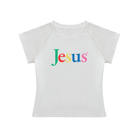 "JESUS.COM" baby tee