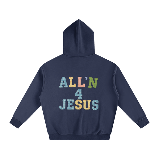 "4 JESUS" Oversized hoodie