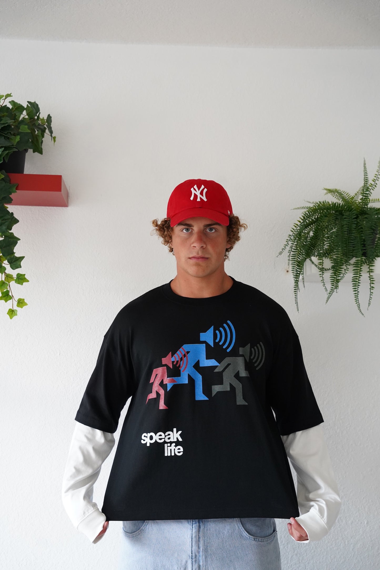 " SPEAK LIFE" thermal tee
